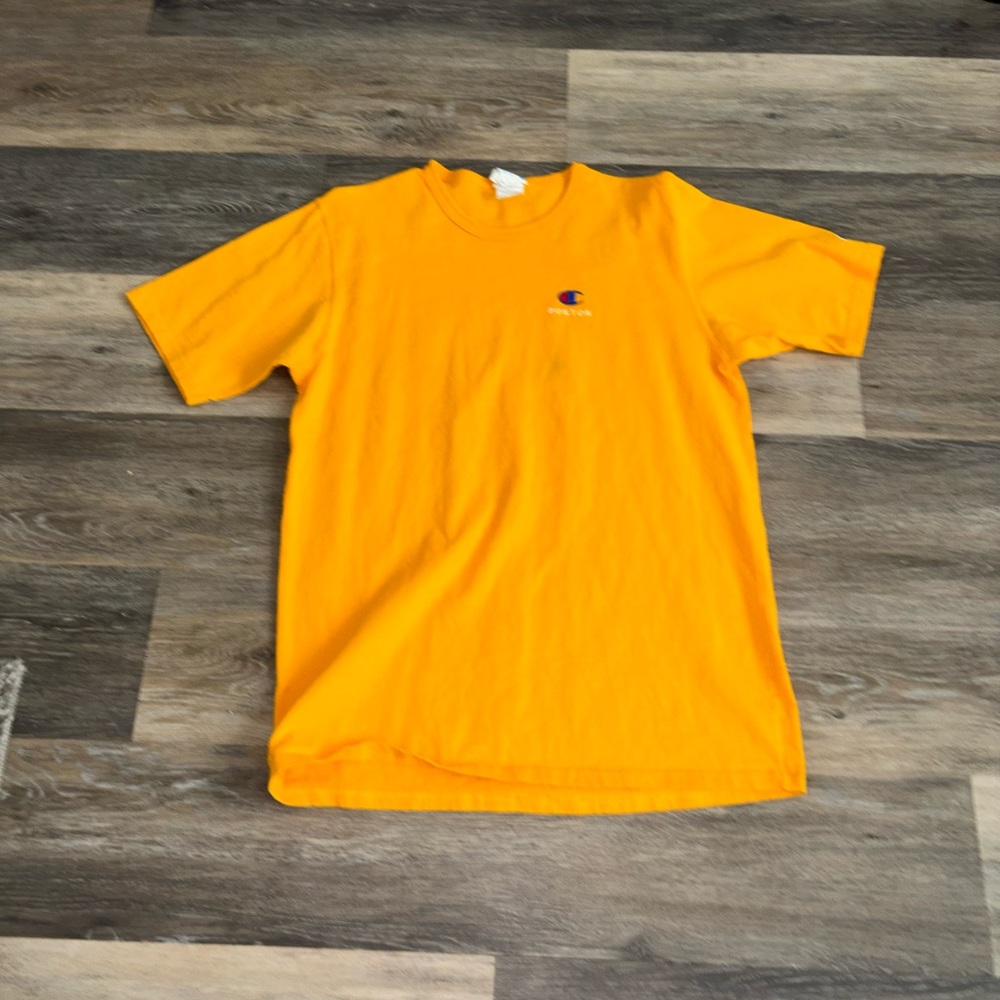 Champion Men's Bright Yellow T-Shirt